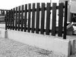 Betonové patky a plotové desky